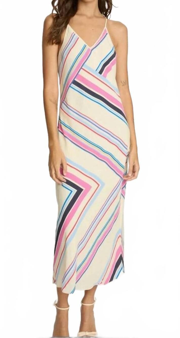 NEW CABALLERO brandi maxi dress in nova stripe
